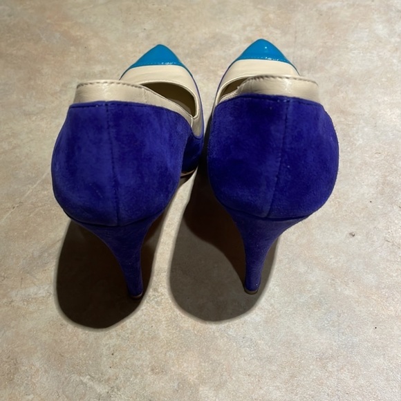𝅺blue Cream Pumps - Picture 4 of 7